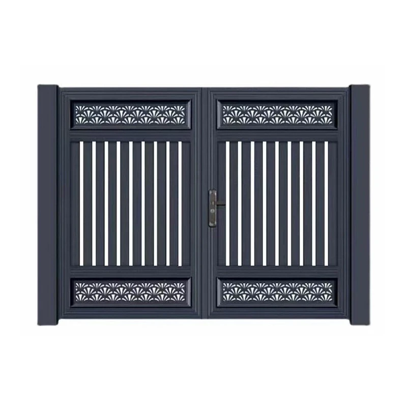 aluminum double swing door